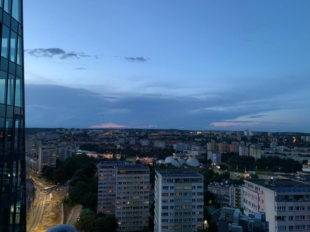 Apartament Hanza Tower 1412 Szczecin Bagian luar foto